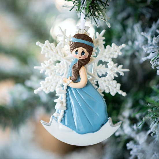 Personalised Snow Princess Decoration