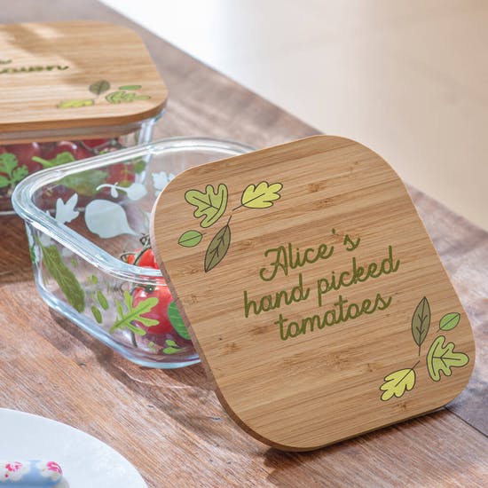 Personalised Glass Storage Container