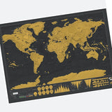 Deluxe Travel Scratch Map