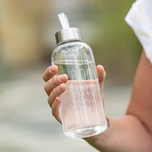 Glass Travel Bottle For Body And Soul