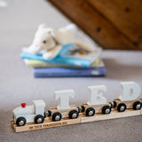 Personalised Name Train in White