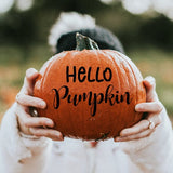 Personalised Halloween Pumpkin Sticker