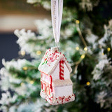 Pink Fairytale Gingerbread House Bauble