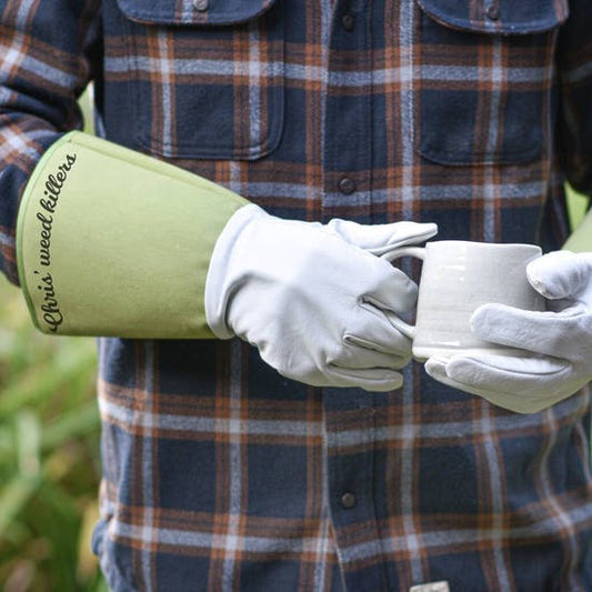 Personalised Leather Garden Gloves