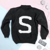 Hand Knitted Letter Sweater