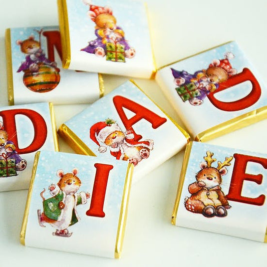 Personalised Christmas Chocolate Letters