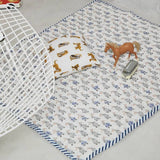 Bunny Fabric Reversible Baby Play Mat /Duvet