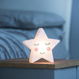 Personalised Star Face Night Light