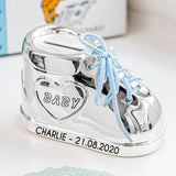 Personalised Silver Plated Babies Shoe