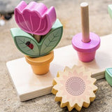 Personalised Flower Pot Stacking Toy
