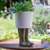 Ceramic Wellington Boot Planter