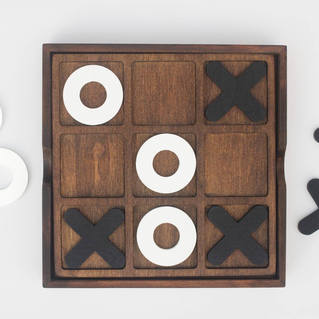 Personalised Deluxe Tic Tac Toe Game