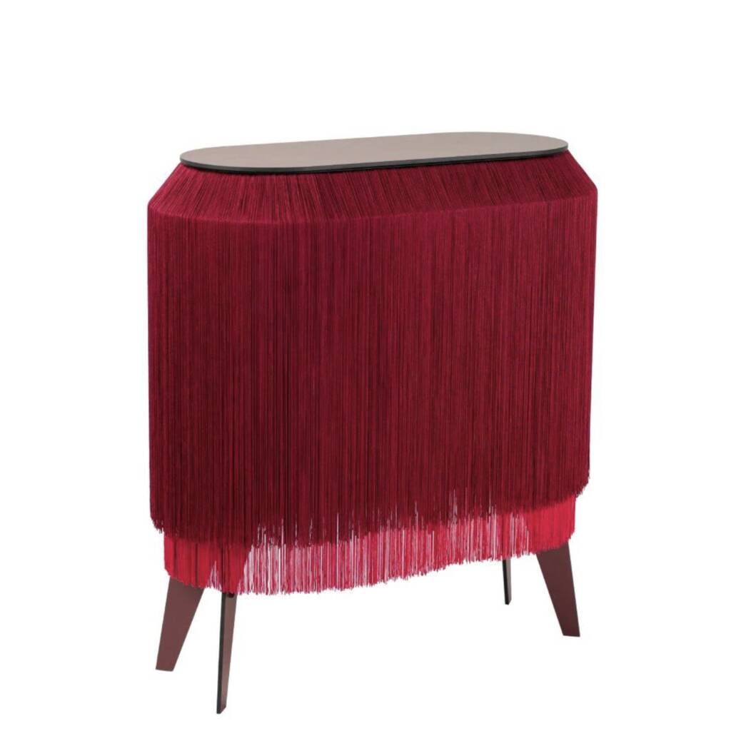 Fringed Side Table