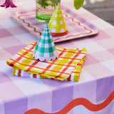 Bamboo Gingham Wooden Tray