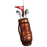 Golf Clubs Christmas Bauble