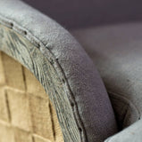 Gustavian Linen Armchair