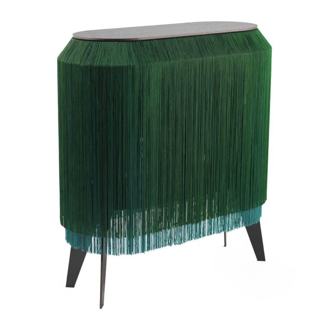 Fringed Side Table