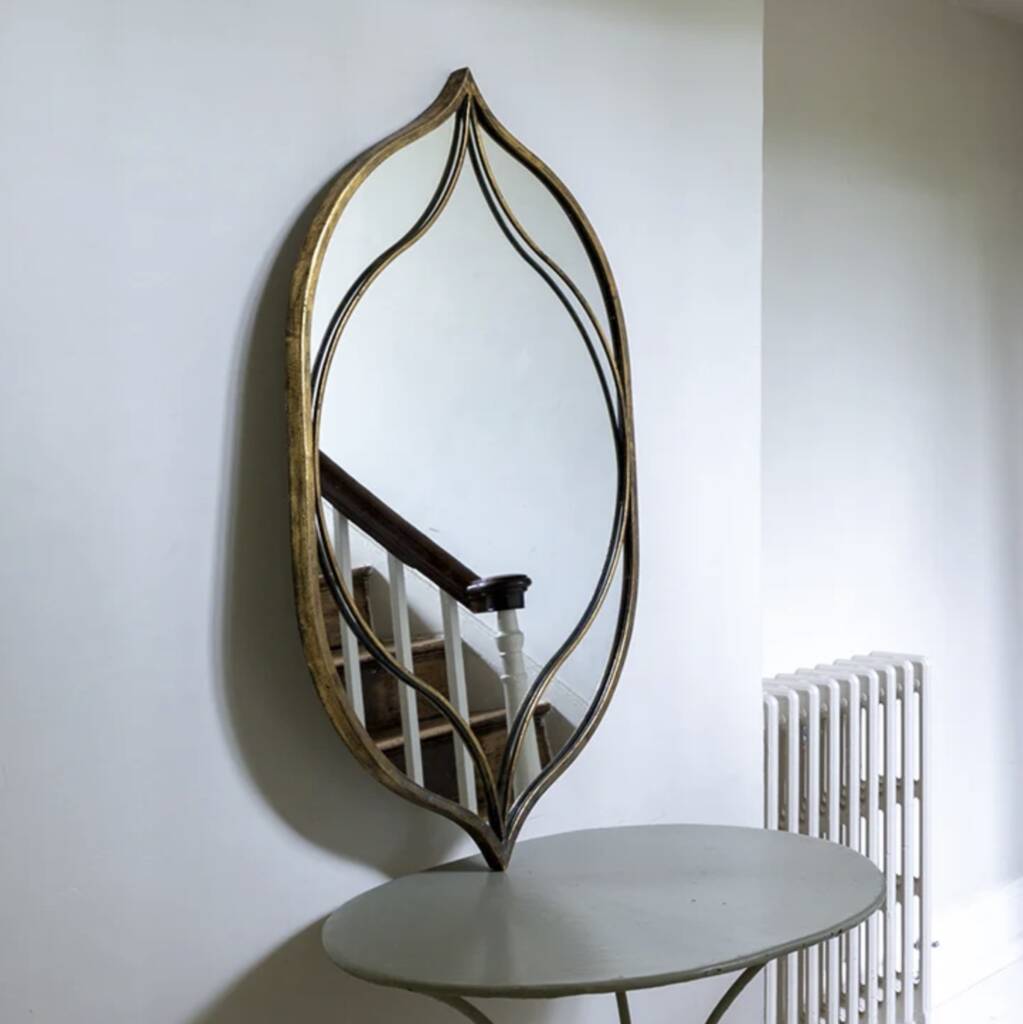 Elegant Metal Ornate Mirror