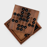 Luxury Wooden Solitaire Game