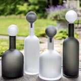 Monochrome Frosted Extra Large Decanters