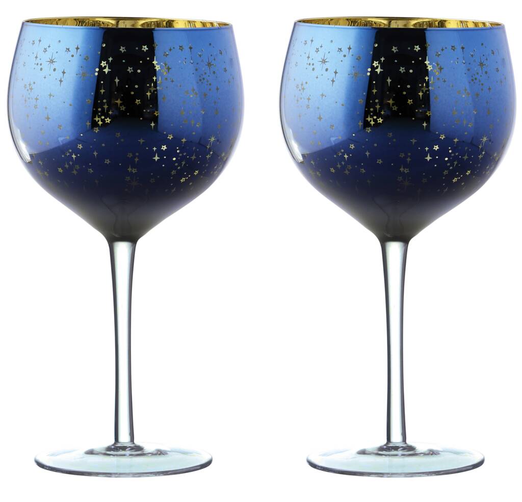 Blue Star Design Gin Glass