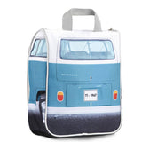 Personalised Blue Camper Van Toiletry Wash Bag