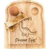 Personalised Dippy Dinosaur Egg Breakfast Board