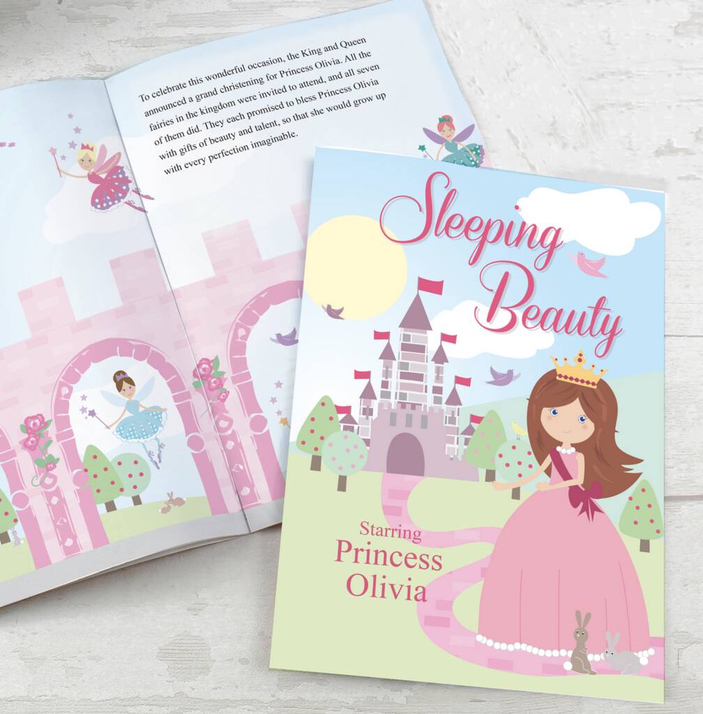 Personalised Sleeping Beauty Softcover Book