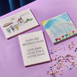 Personalised Kids Drawing Building Brick Photo Puzzle