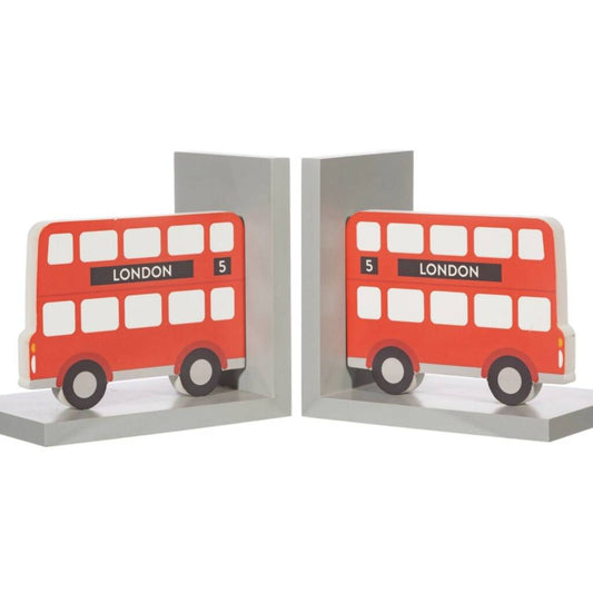 Personalised London Bus Bookends