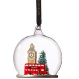 Personalised London Scene Dome Bauble
