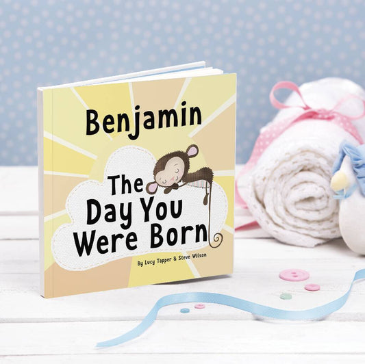 'The Day You Were Born' Personalised New Baby Book
