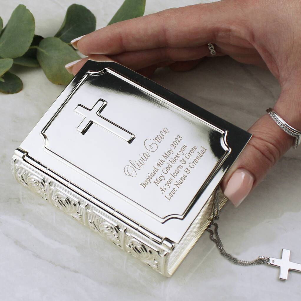 Personalised Bible Keepsake Box