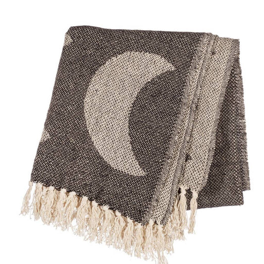 Phases Of The Moon Jacquard Throw