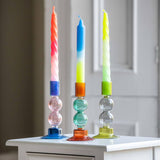 Two Colour Bubble Candle Sticks