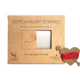 Vegan Stitch Heart Purse
