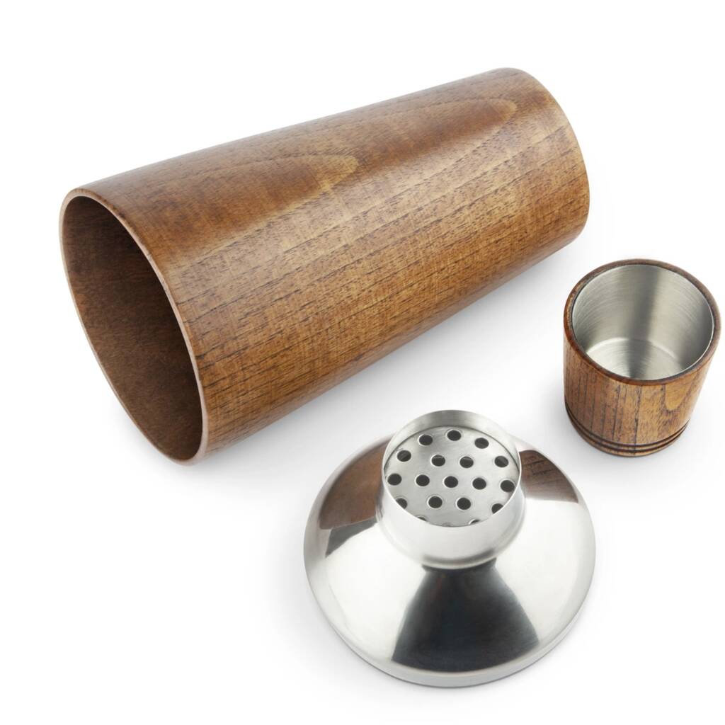 Wooden Cocktail Shaker