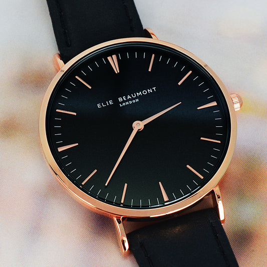 Modern Vintage Personalised Leather Watch